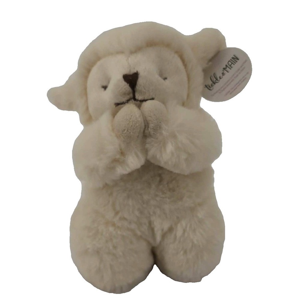 Tickle & Main Plush Kids Cream Praying‎ Lamb Musical Now I Lay Me Down To Sleep